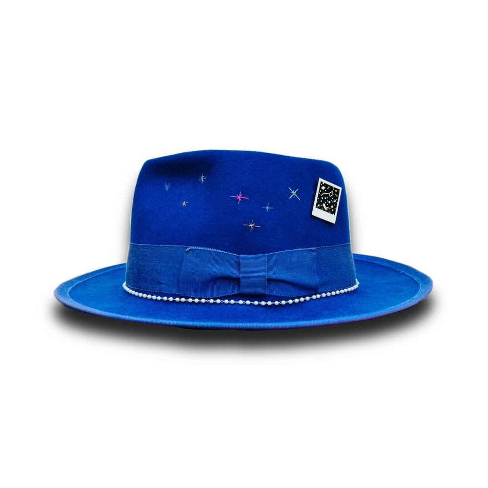 Cowgirl cowboy fedora western hat 7 1/8 Medium 57cm